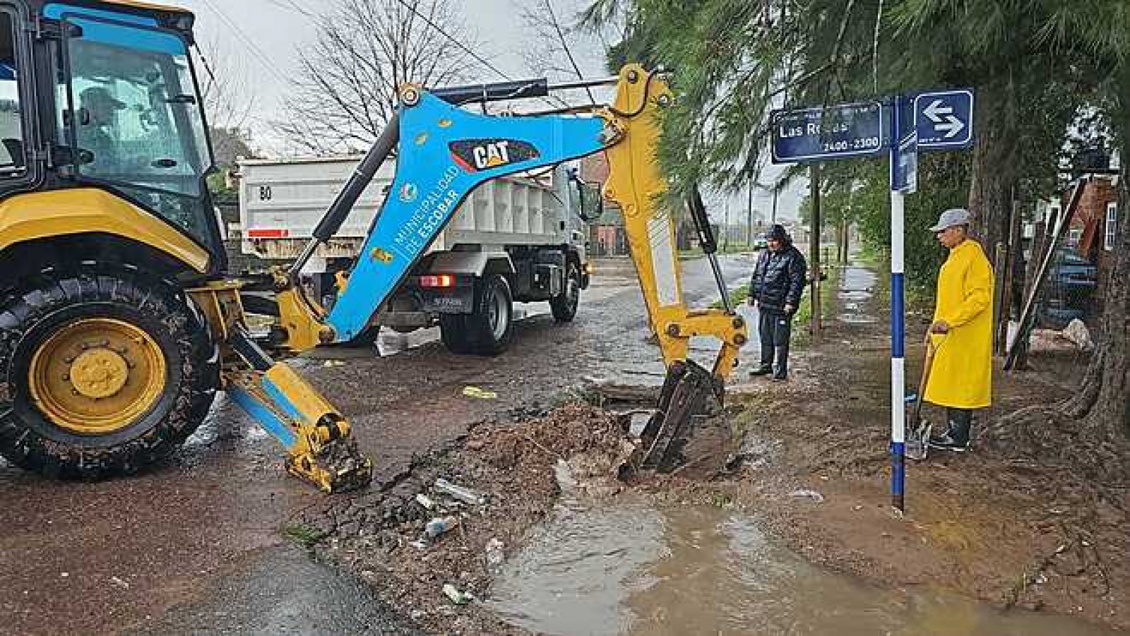 La Municipalidad de Escobar brinda asistencia en las zonas más afectadas por el temporal
